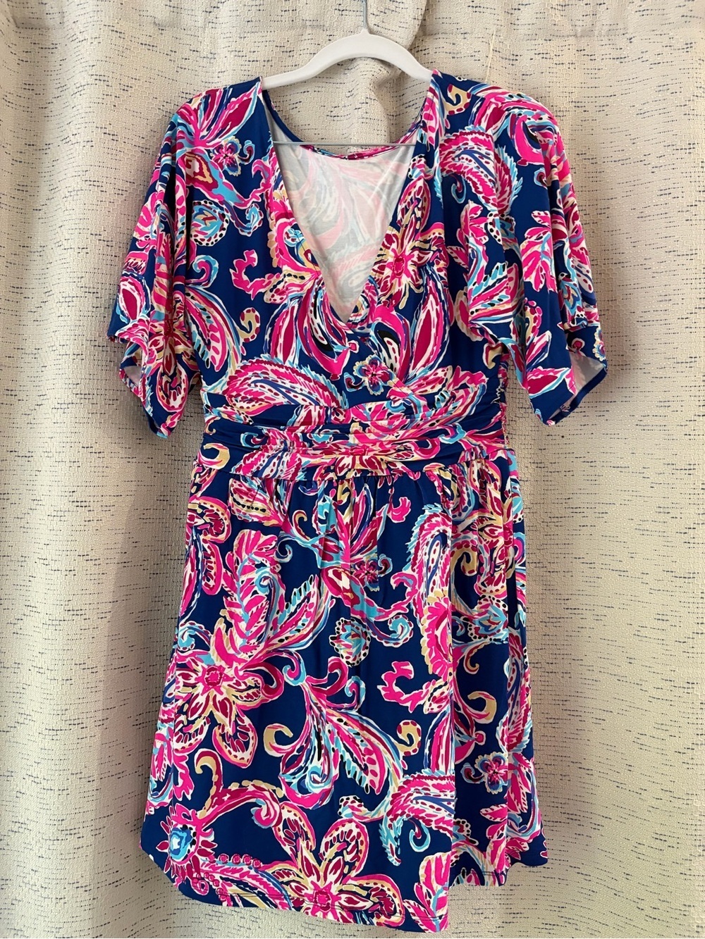Lilly Pulitzer Parigi Boat Neck Romper in “Multi Flitting About” NWT - Picture 6 of 9